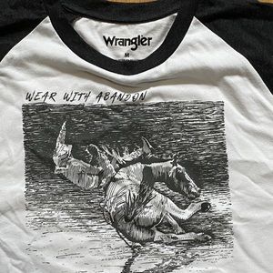 Wrangler baseball tee